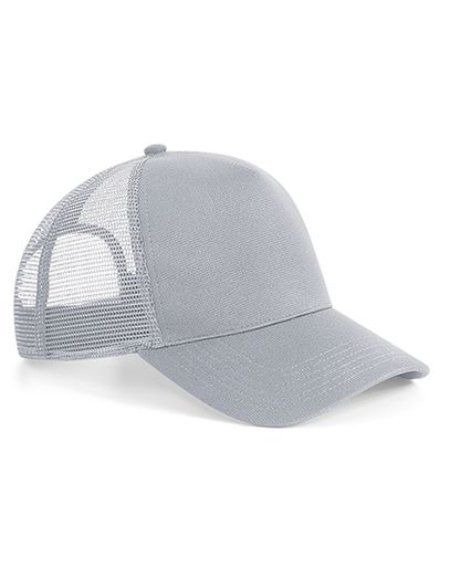 Microknit Snapback Trucker - Light Grey