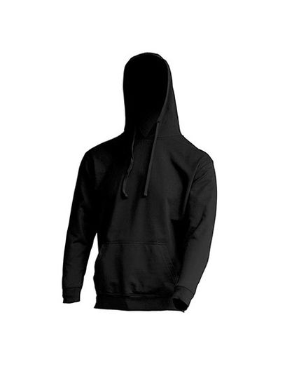 Ocean Kangaroo Hooded Sweat - Black