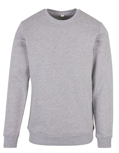 Organic Basic Crew - Heather Grey