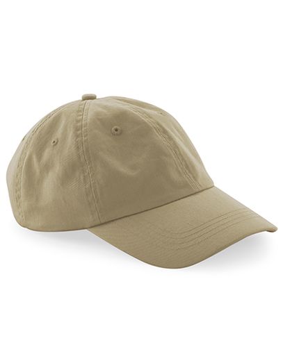 Organic Cotton 6 Panel Dad Cap - Desert Sand