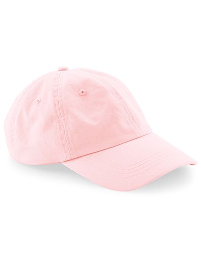 Organic Cotton 6 Panel Dad Cap - Powder Pink