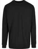 Organic Long Sleeve With Cuffrib - Black