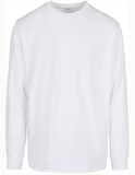 Organic Long Sleeve With Cuffrib - White