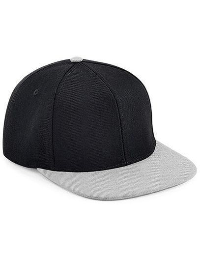 Original Flat Peak 6 Panel Snapback Cap - Black