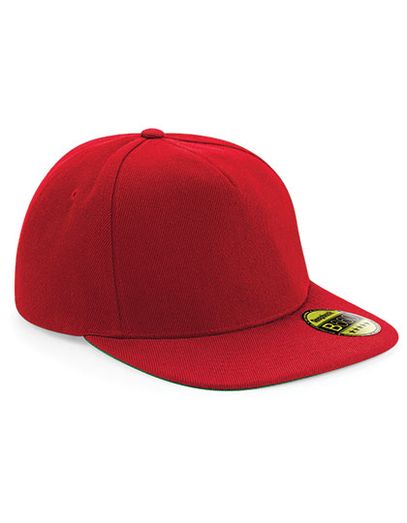 Original Flat Peak Snapback Cap - Classic Red