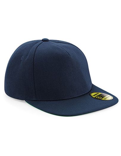 Original Flat Peak Snapback Cap - French Navy