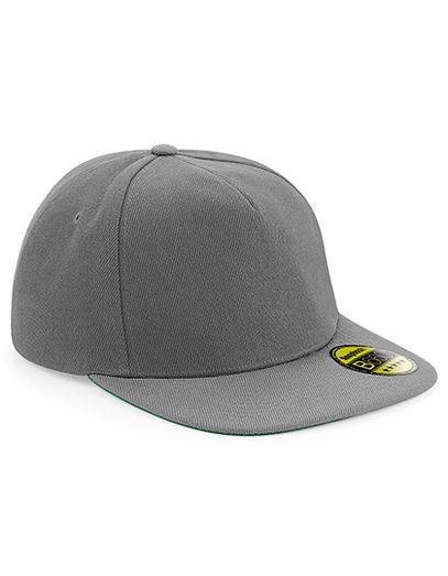 Original Flat Peak Snapback Cap - Grey