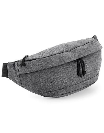 Oversized Cross Body Bag - Grey Marl