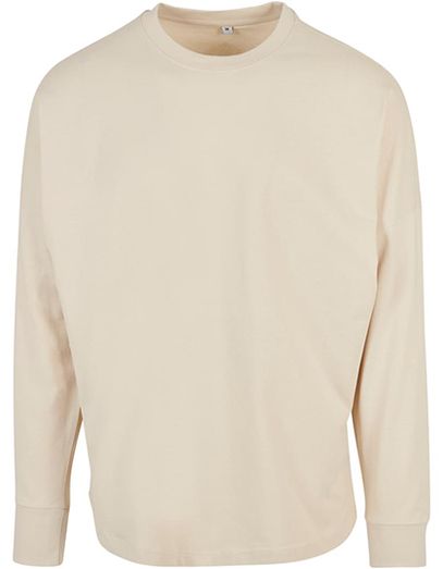 Oversized Cut On Sleeve Longsleeve - Sand