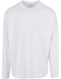 Oversized Cut On Sleeve Longsleeve - White