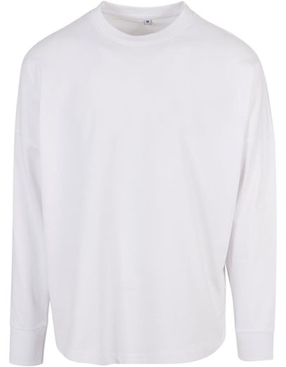 Oversized Cut On Sleeve Longsleeve - White