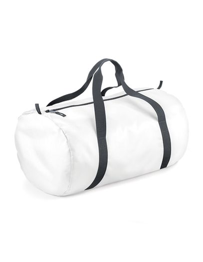 Packaway Barrel Bag - White