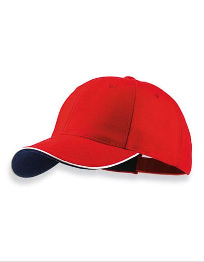 Pilot Piping Sandwich Cap - Red