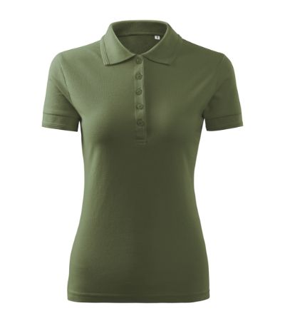 Pique Polo Free - Polokošeľa dámska - khaki