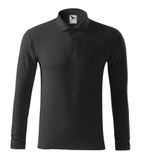 Pique Polo LS - Polokošeľa pánska - ebony gray