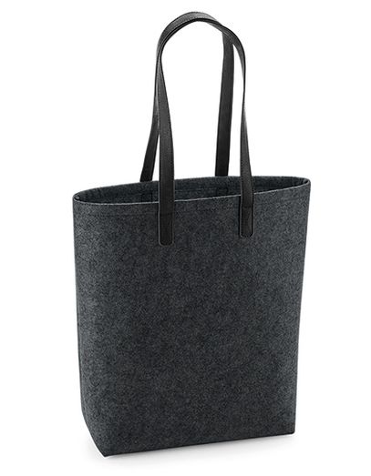 Premium Felt Bag - Charcoal Melange