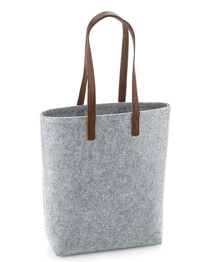 Premium Felt Bag - Grey Melange