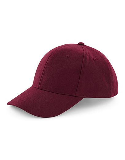 Pro - Style Heavy Brushed Cotton Cap - Burgundy