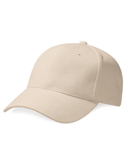 Pro - Style Heavy Brushed Cotton Cap - Stone