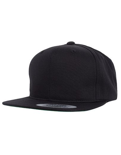 Pro - Style Twill Snapback Youth Cap - Black