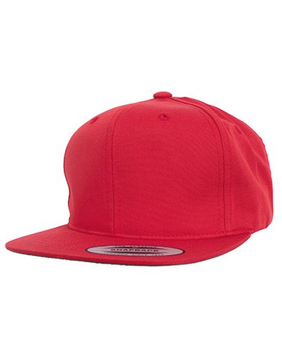 Pro - Style Twill Snapback Youth Cap - Red