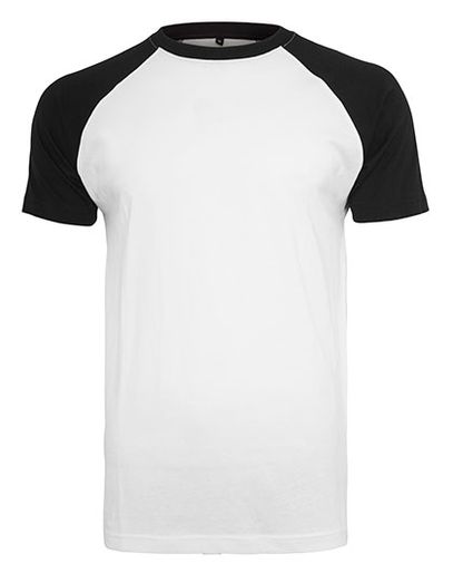 Raglan Contrast Tee - White