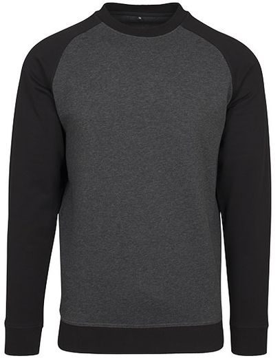 Raglan Crewneck - Charcoal (Heather)