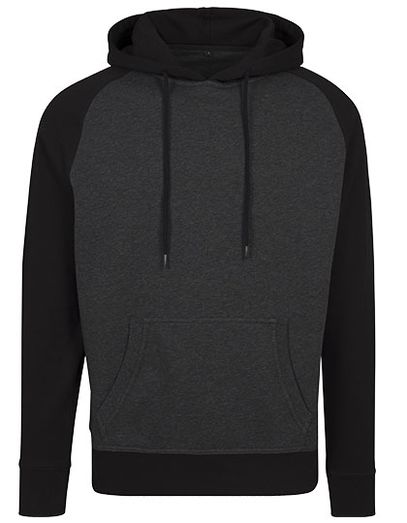 Raglan Hoody - Charcoal (Heather)