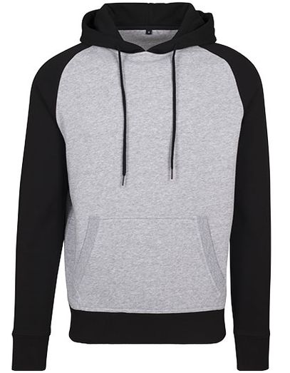 Raglan Hoody - Heather Grey