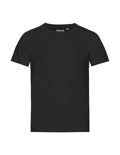 Recycled Kids Performance T-Shirt - Black