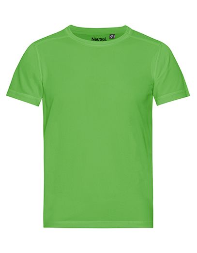 Recycled Kids Performance T-Shirt - Lime