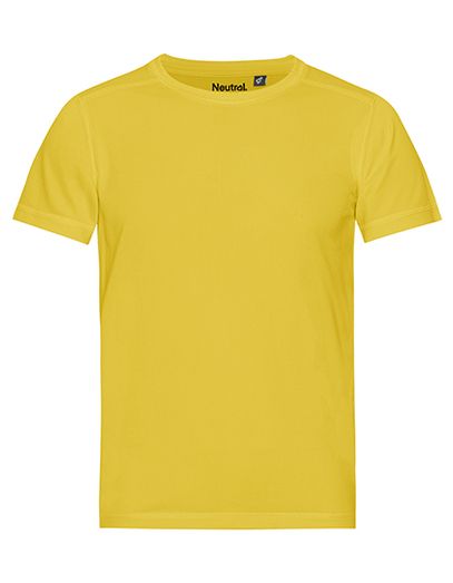 Recycled Kids Performance T-Shirt - Yellow