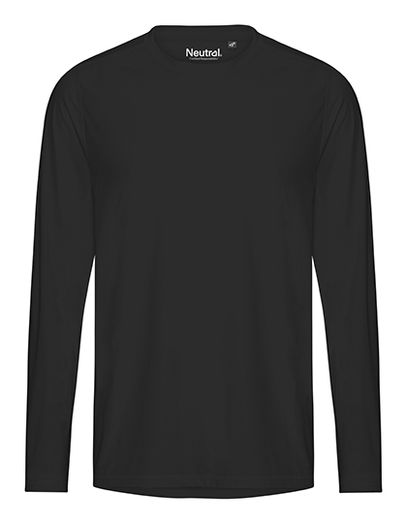 Recycled Performance Long Sleeve T-Shirt - Black