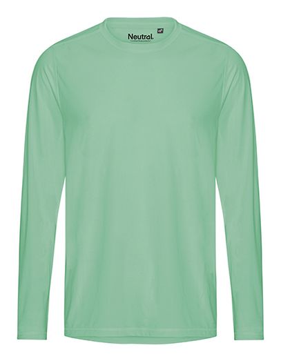 Recycled Performance Long Sleeve T-Shirt - Dusty Mint