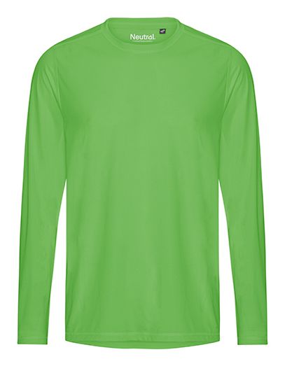 Recycled Performance Long Sleeve T-Shirt - Lime