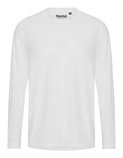 Recycled Performance Long Sleeve T-Shirt - White