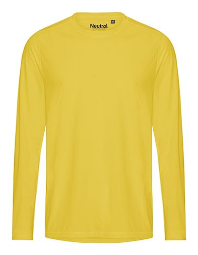 Recycled Performance Long Sleeve T-Shirt - Yellow