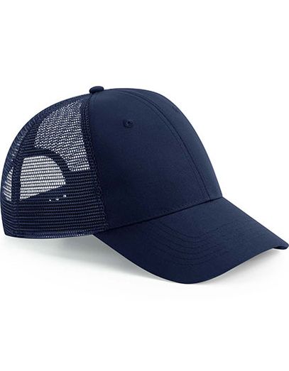 Recycled Urbanwear 6 Panel Snapback Trucker - French Navy