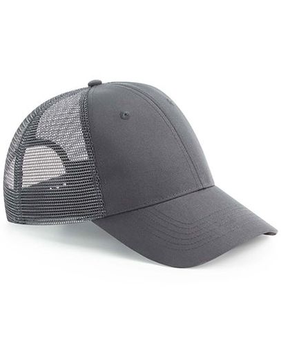 Recycled Urbanwear 6 Panel Snapback Trucker - Graphite Grey