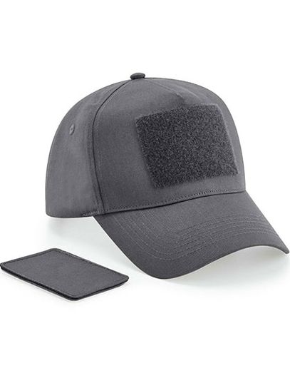 Removable Patch 5 Panel Cap - Graphite Grey