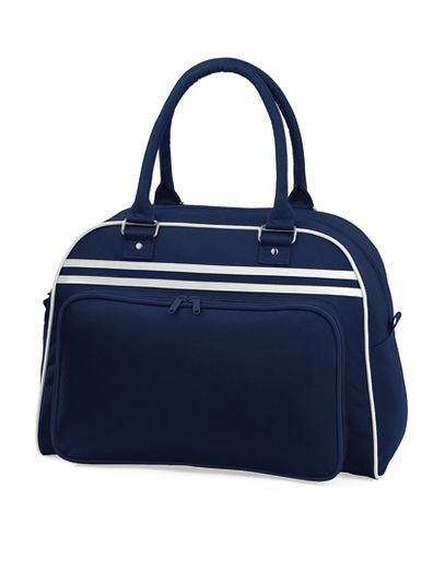 Retro Bowling Bag - French Navy