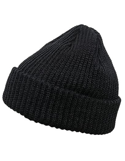 Rib Beanie - Black