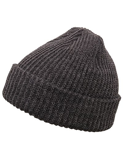 Rib Beanie - Charcoal