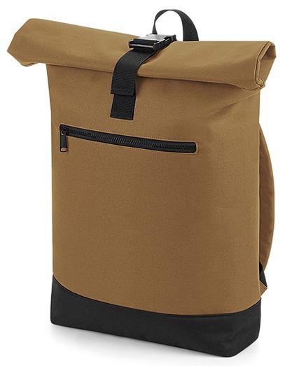 Roll-Top Backpack - Caramel