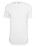 Shaped Long Tee - White