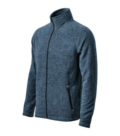 Shift (GRS) - Micro fleece pánsky - tmavý denim melír