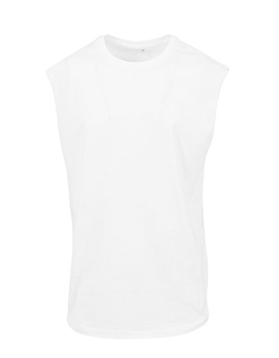 Sleeveless Tee - White