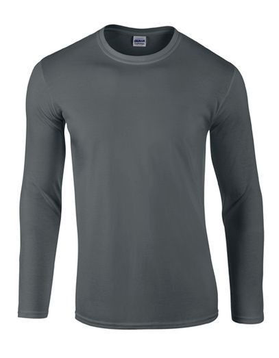 Softstyle® Adult Long Sleeve T-Shirt - Charcoal (Solid)