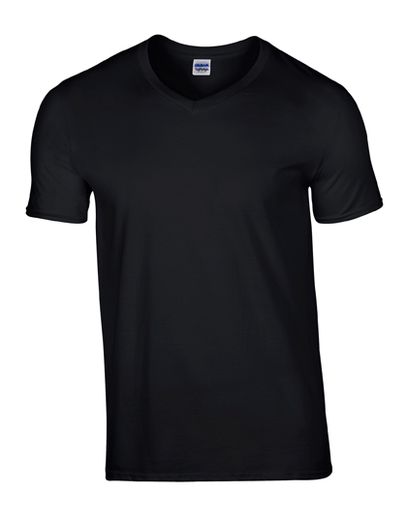 Softstyle® Adult V-Neck T-Shirt - Black