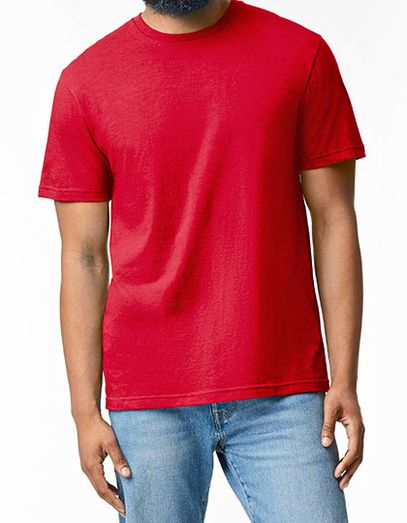 Softstyle® CVC Adult T-Shirt - Red Mist